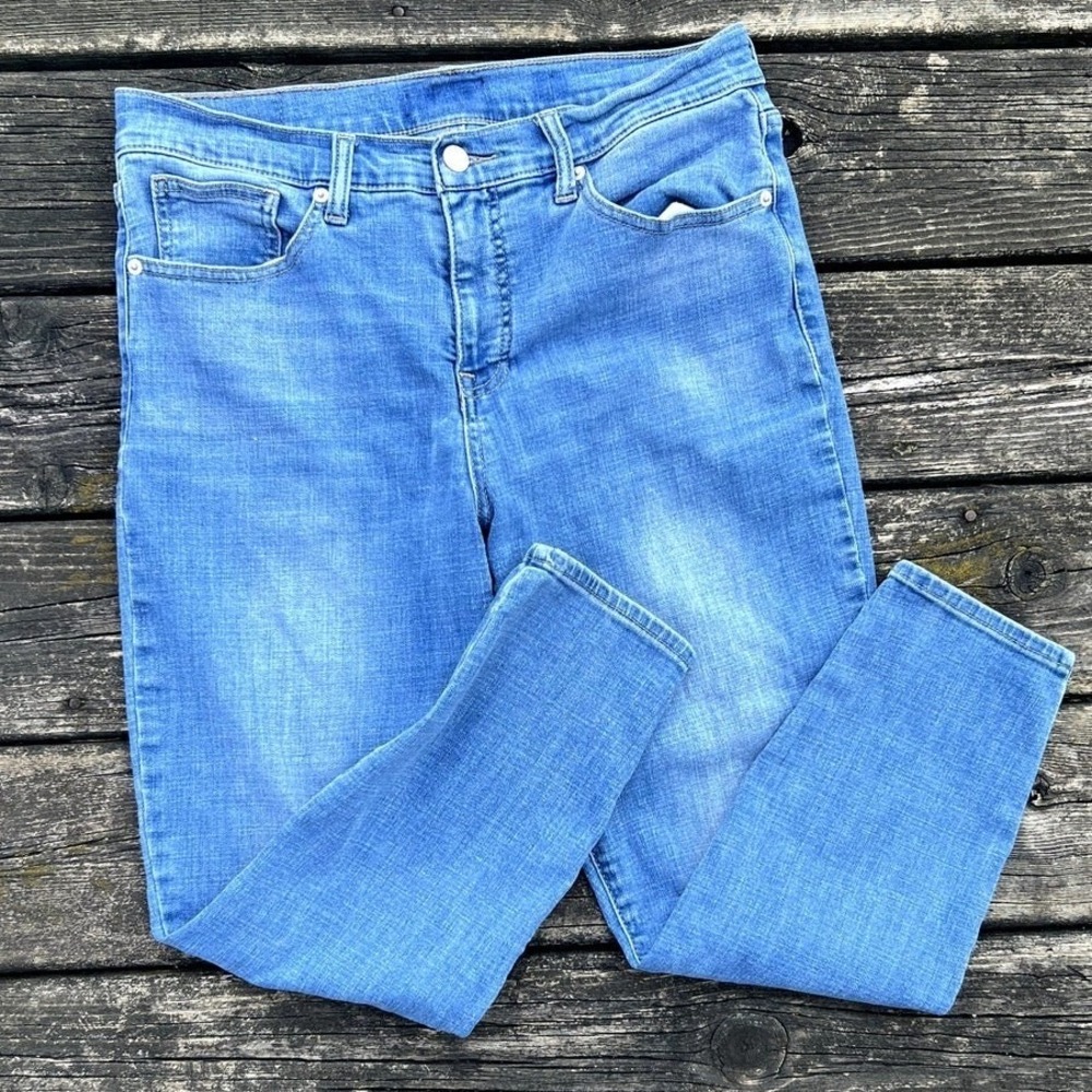 Lucky Brand Ava Crop Jeans Womens 32 Blue Good Mid Rise Medium Wash 7WP10511U7